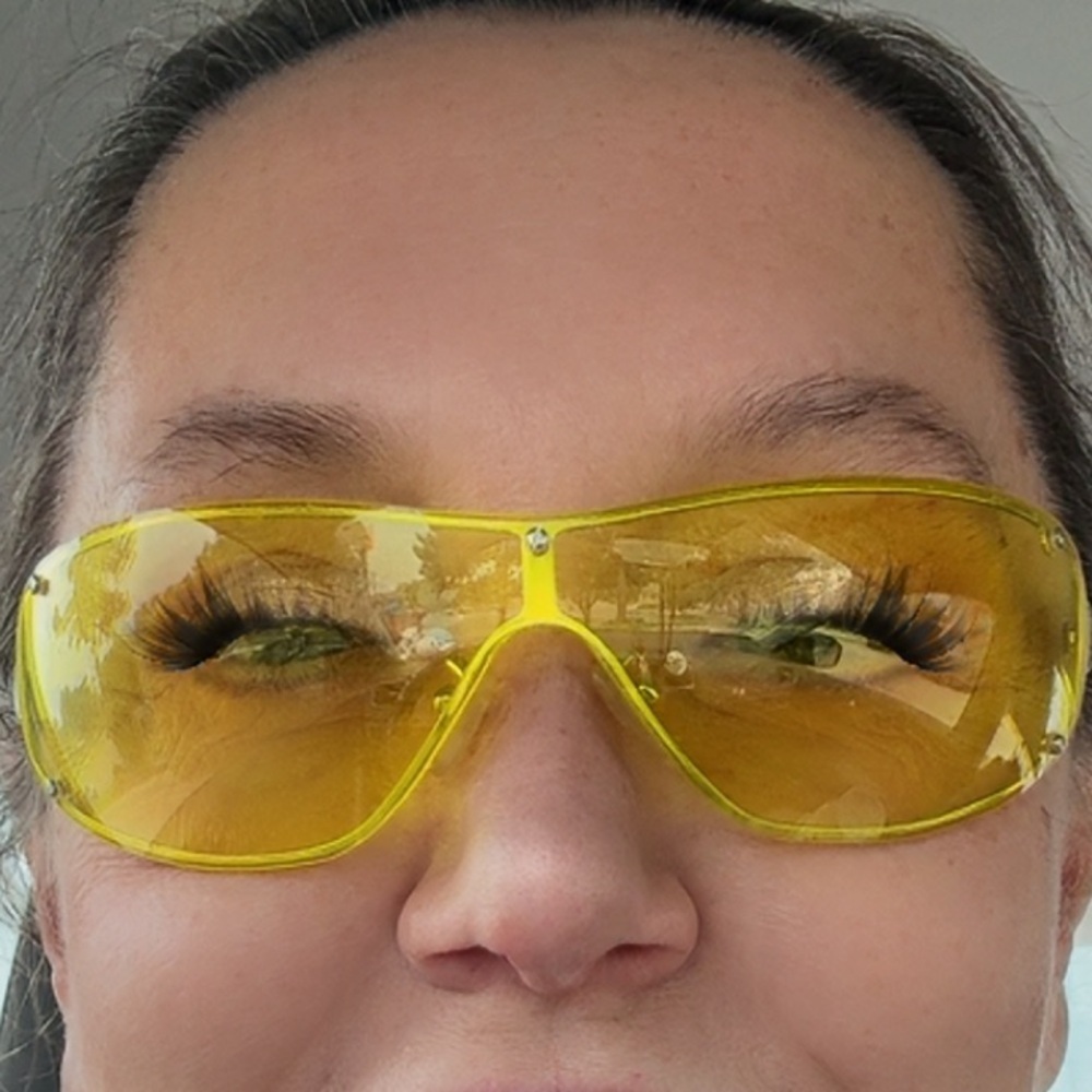 Ralph Lauren Yellow Sunglasses Sporty Design